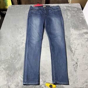 True‎ Religion Halle Mid Rise Super Skinny Jeans Size 30 Medium Wash Denim